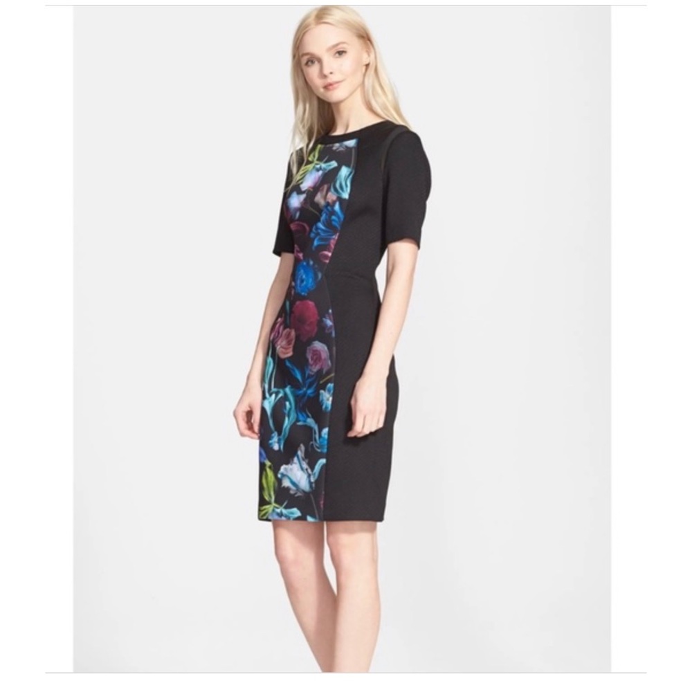 TED BAKER LONDON ABADE BODYCON DRESS NWOT SZ 4 OR US 12